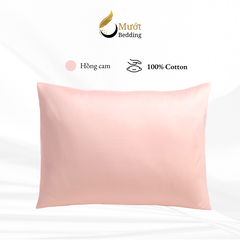 Vỏ gối trơn màu Mướt bedding mịn mướt sử dụng văn phòng, gia đình, du lịch