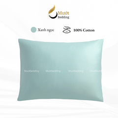 Vỏ gối trơn màu Mướt bedding mịn mướt sử dụng văn phòng, gia đình, du lịch