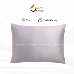 Vỏ gối trơn màu Mướt bedding mịn mướt sử dụng văn phòng, gia đình, du lịch