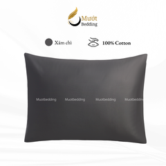 Vỏ gối trơn màu Mướt bedding mịn mướt sử dụng văn phòng, gia đình, du lịch