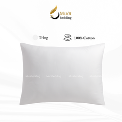 Vỏ gối trơn màu Mướt bedding mịn mướt sử dụng văn phòng, gia đình, du lịch