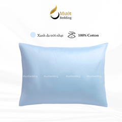 Vỏ gối trơn màu Mướt bedding mịn mướt sử dụng văn phòng, gia đình, du lịch
