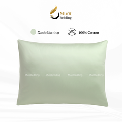 Vỏ gối trơn màu Mướt bedding mịn mướt sử dụng văn phòng, gia đình, du lịch