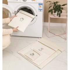 Túi giặt vải lưới Mướt bedding chứa đồ giặt giúp bảo vệ đồ, hạn chế nhăn, giữ form, chống xù