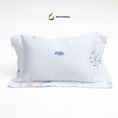 Gối nằm (ruột + vỏ) cho bé sơ sinh, trẻ em chất liệu Cotton/Tencel Size 25x35cm Mướt Bedding