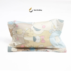 Gối nằm (ruột + vỏ) cho bé sơ sinh, trẻ em chất liệu Cotton/Tencel Size 25x35cm Mướt Bedding