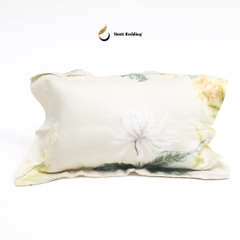 Gối nằm (ruột + vỏ) cho bé sơ sinh, trẻ em chất liệu Cotton/Tencel Size 25x35cm Mướt Bedding