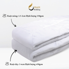 Ruột chăn bông Microfiber Mướt bedding ruột mền có đầy đủ size 2mx2m2 1m6x2m chất liệu gòn tấm êm ái