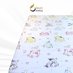 Ga giường lẻ Lụa Tencel Mướt bedding cao cấp đầy đủ size bo chun, chất liệu cao cấp, mềm, thoáng mát