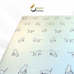 Ga giường lẻ Lụa Tencel Mướt bedding cao cấp đầy đủ size bo chun, chất liệu cao cấp, mềm, thoáng mát