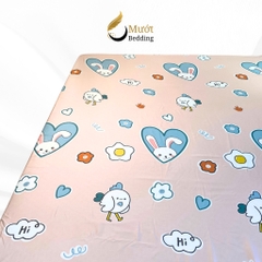 Ga giường lẻ Lụa Tencel Mướt bedding cao cấp đầy đủ size bo chun, chất liệu cao cấp, mềm, thoáng mát