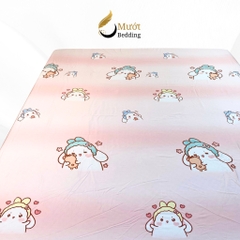 Ga giường lẻ Lụa Tencel Mướt bedding cao cấp đầy đủ size bo chun, chất liệu cao cấp, mềm, thoáng mát