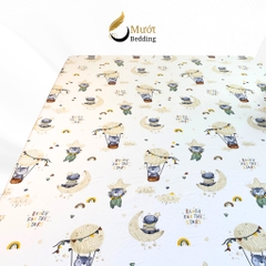 Ga giường lẻ Lụa Tencel Mướt bedding cao cấp đầy đủ size bo chun, chất liệu cao cấp, mềm, thoáng mát
