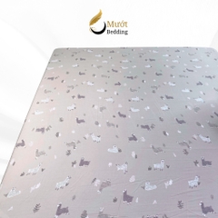 Ga giường lẻ Lụa Tencel Mướt bedding cao cấp đầy đủ size bo chun, chất liệu cao cấp, mềm, thoáng mát