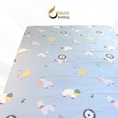 Ga giường lẻ Lụa Tencel Mướt bedding cao cấp đầy đủ size bo chun, chất liệu cao cấp, mềm, thoáng mát