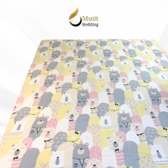 Ga giường lẻ Lụa Tencel Mướt bedding cao cấp đầy đủ size bo chun, chất liệu cao cấp, mềm, thoáng mát