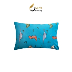 Vỏ gối Cotton 100% cao cấp nhiều họa tiết Mướt bedding Size 50x70 cm mềm mại, thấm hút tốt, áo gối dạng lồng bền đẹp