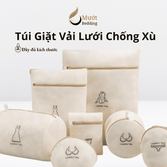Túi giặt vải lưới Mướt bedding chứa đồ giặt giúp bảo vệ đồ, hạn chế nhăn, giữ form, chống xù