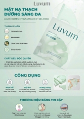 Mặt Nạ Thạch Luvum Collagen Phyto Gel Mask Dưỡng Trắng Da, Phục Hồi & Làm Mờ Nếp Nhăn