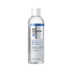 Nước Hoa Hồng Wellage Real Hyaluronic 100 Toner Cấp Ẩm Chuyên Sâu