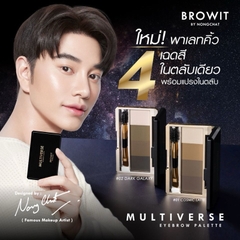 Phấn Kẻ Chân Mày Browit by Nongchat Multiverse Eyebrow Palette
