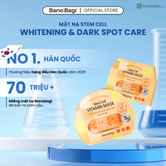 Mặt Nạ Dưỡng Trắng Da Banobagi Stem Cell Vitamin Mask Whitening & Dark Spot Care 30g (Cam)