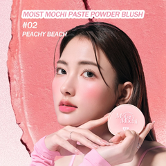 Má Hồng Kem Lai Phấn Barenbliss Moist Mochi Paste Powder Blush