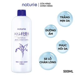 Nước Hoa Hồng Cấp Ẩm Hỗ Trợ Dưỡng Trắng Chiết Xuất Ý Dĩ Naturie Hatomugi Skin Conditioner