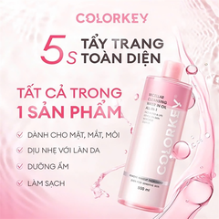 Nước Tẩy Trang Làm Sạch Da  2 Lớp Colorkey Micellar Cleansing Water In Oil All-In-1