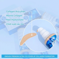 Kem Nền Collagen Ultra X10 Enough Foundation SPF50 100ml