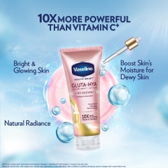 Sữa Dưỡng Thể  Vaseline Healthy Bright Gluta-Hya Serum Burst Lotion 330ml