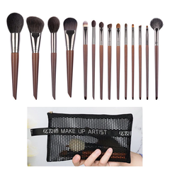Set Cọ Cá Nhân OVW 14 Cây Kèm Túi Cán Gỗ