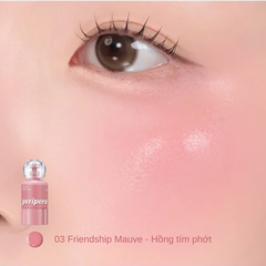 Má Hồng Kem Peripera Syrupy Tok Cheek Mịn Bóng 9g