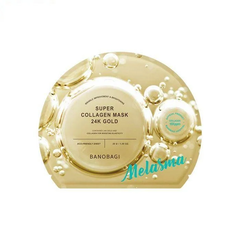 Mặt Nạ Hỗ Trợ Làm Đều Màu Da Banobagi Super Collagen Mask 24K Gold 30gr (Vàng)