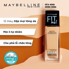 Kem Nền Maybelline Fit Me Matte & Poreless Foundation