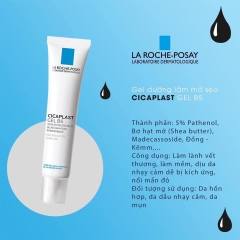 Kem Dưỡng Phục Hồi , Tái Tạo Da Và Làm Mờ Sẹo  La Roche-Posay Cicaplast B5 Gel