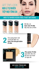 Kem Nền Maybelline Fit Me Matte & Poreless Foundation
