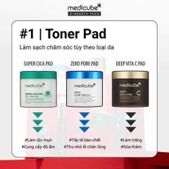 Toner Pad Hỗ Trợ Thu Nhỏ Lỗ Chân Lông, Mềm Mịn Da Medicube 155gr / 70 miếng