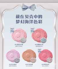 Phấn Má Hồng Hoa Biết Flower Knows Shell's Jewel Silk Satin Blush