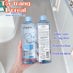 Nước Tẩy Trang Cho Mọi Loại Da 3-in-1 LOreal Paris Micellar Water 400ml
