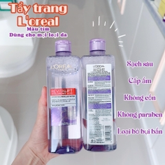 Nước Tẩy Trang Cho Mọi Loại Da 3-in-1 LOreal Paris Micellar Water 400ml
