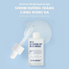 Tinh Chất SerumDưỡng Trắng Da Sur.Medic Super Glutathione 100 Bright Ampoule  32ml