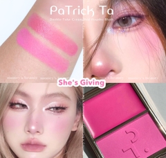 Má Hồng PaTrick Ta Double-Take Cream And Powder Blush Duo
