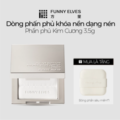 Phấn Phủ Nén Kim Cương Funny Elves Seamless Translucent Powder Kết Cấu Siêu Mỏng Nhẹ Trong Suốt