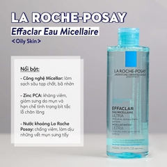 Nước Tẩy Trang La Roche Posay Effaclar Micellar Water Ultra