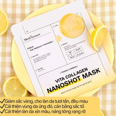 Mặt Nạ Thạch Collagen Nano Sáng Da Căng Bóng MediAnswer Vita Collagen Nanoshot Mask 37g