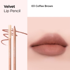 Chì Kẻ Viền Môi Clio Velvet Lip Pencil Set 1.45g (tặng kèm chuốt chì)