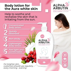 Sữa Dưỡng Thể Trắng Da Precious Skin Alpha Arbutin Collagen Lotion 3+Plus