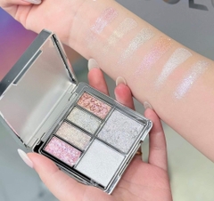 Bảng Phấn Nhũ 6 Ô Lemonade Aesthetic Multi-task Palette 9.2g