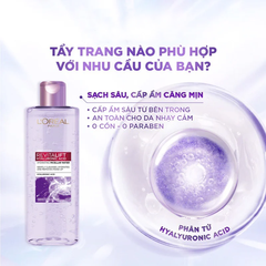 Nước Tẩy Trang Cho Mọi Loại Da 3-in-1 LOreal Paris Micellar Water 400ml
